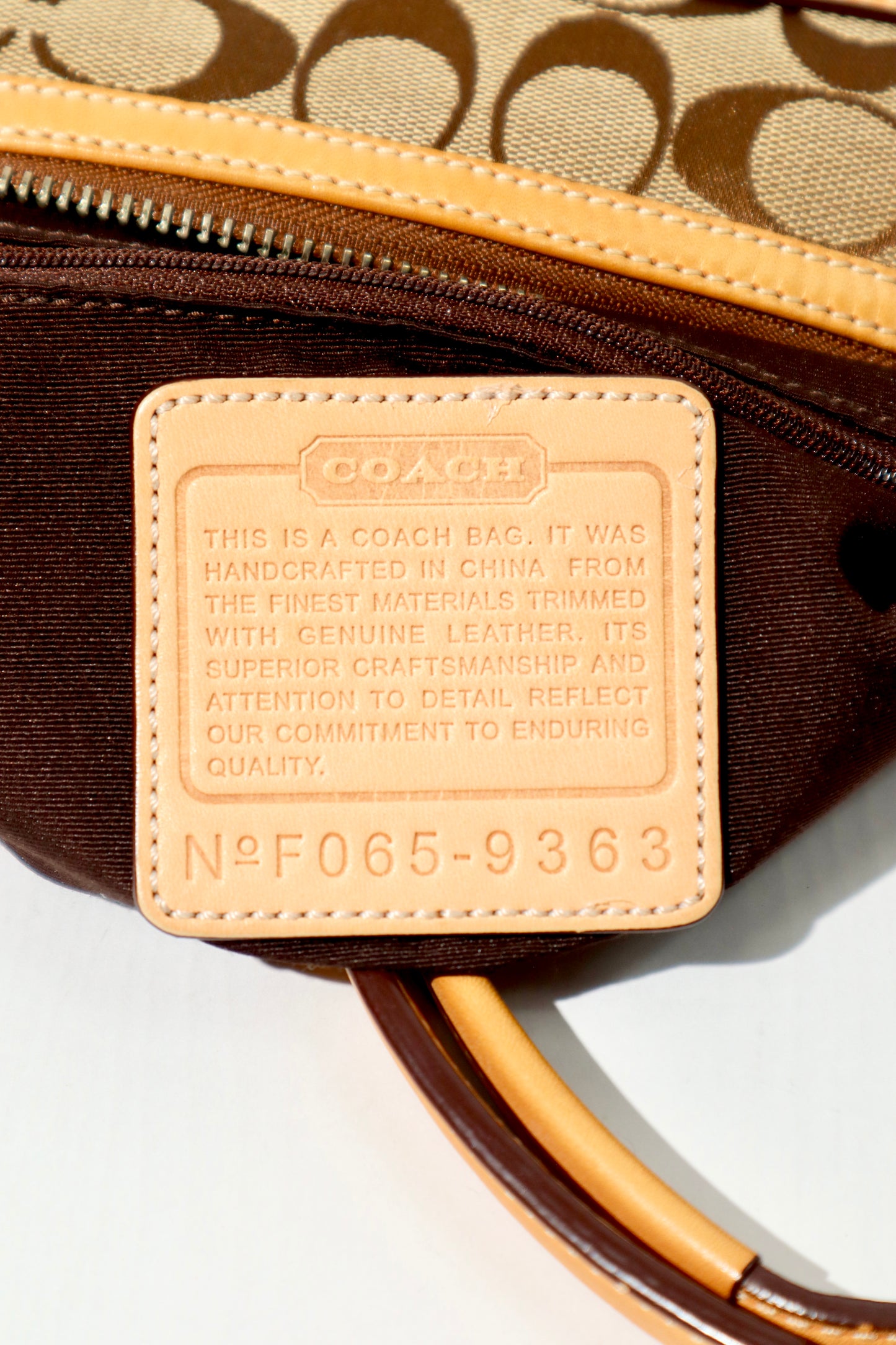 Coach Y2K East West Demi Shoulder Bag in Signature Khaki Canvas