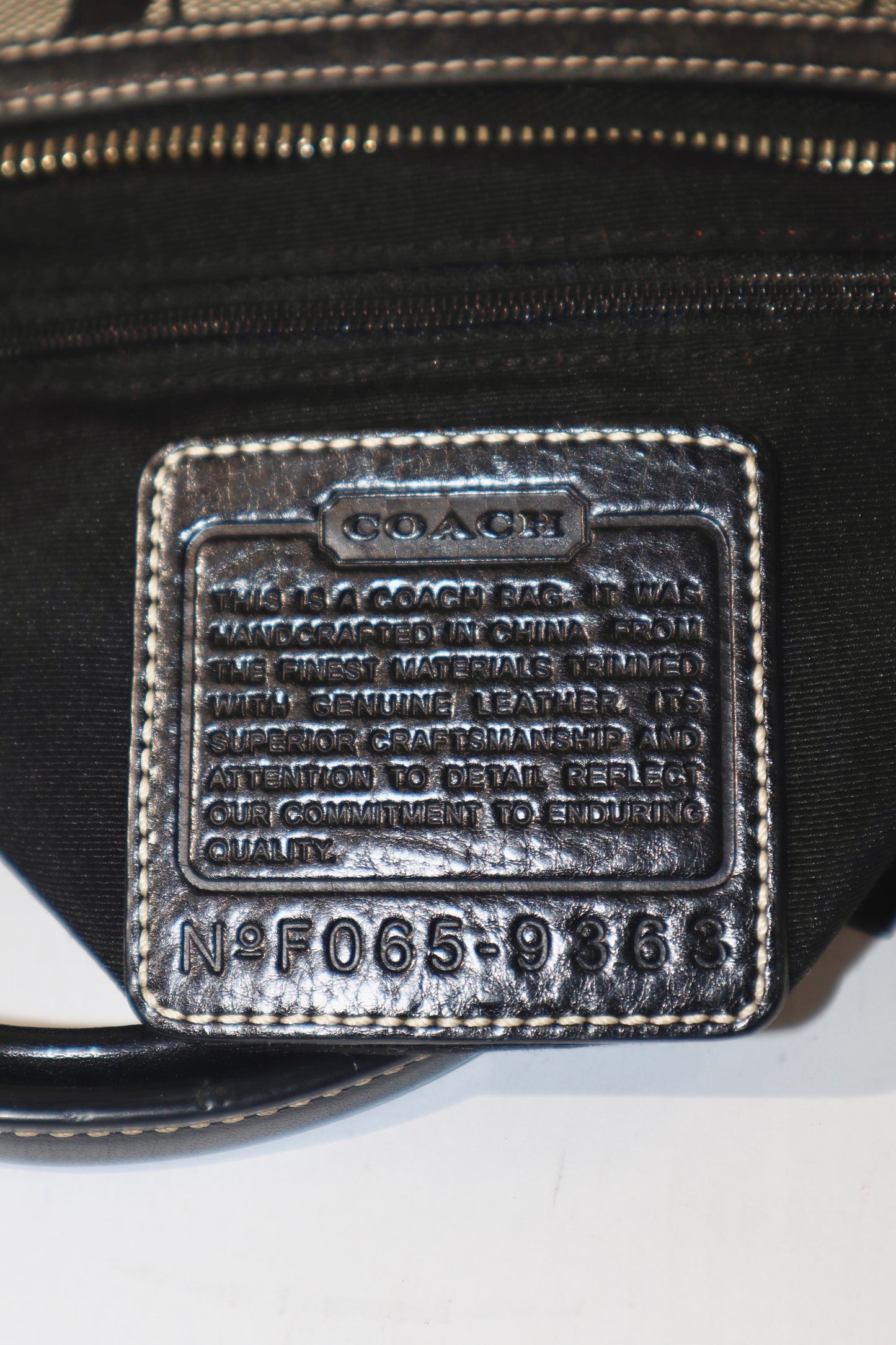 Coach Y2K East West Demi Shoulder Bag in Signature Black/Grey Canvas