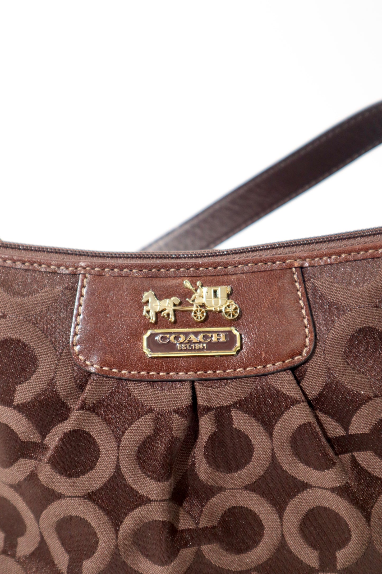 Coach Madison Mini Brown Shoulder Bag