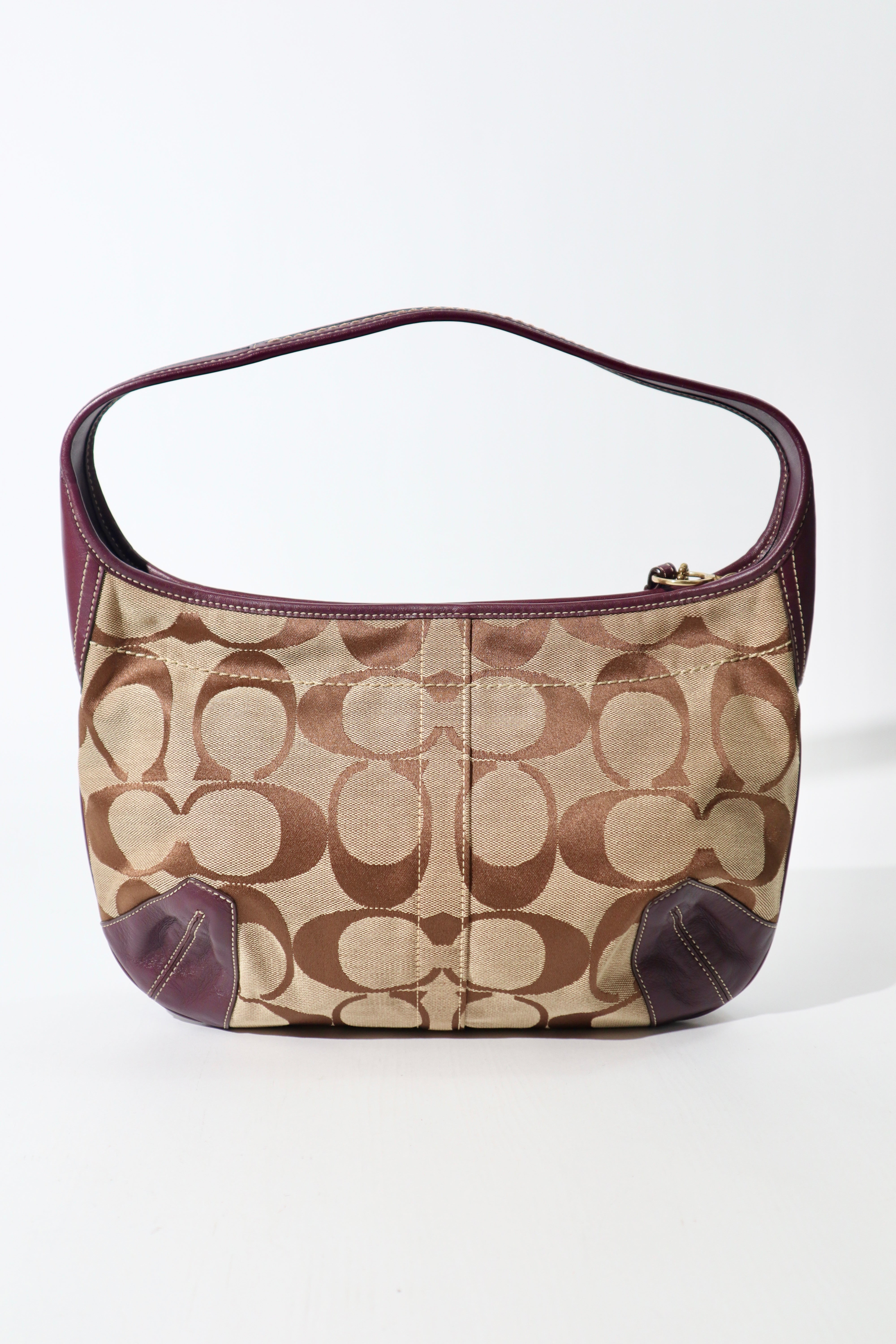 Coach Signature Canvas Ergo Hobo in Purple - F11290 – Girl Seazon