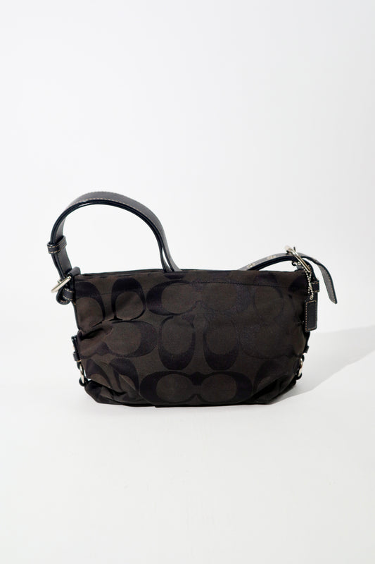 Coach Signature Canvas Crossbody Bag in Black