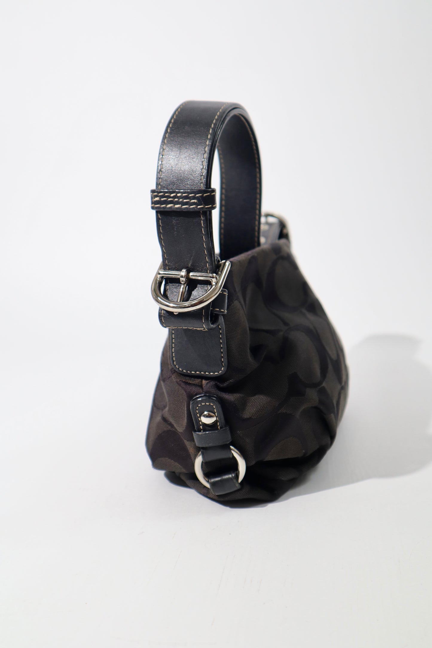 Coach Signature Canvas Crossbody Bag in Black