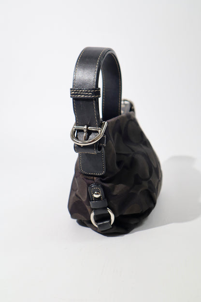 Coach Signature Canvas Crossbody Bag in Black
