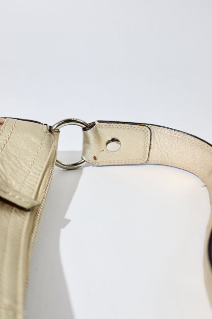 Coach Signature Canvas Shoulder Bag in Gold – F13740