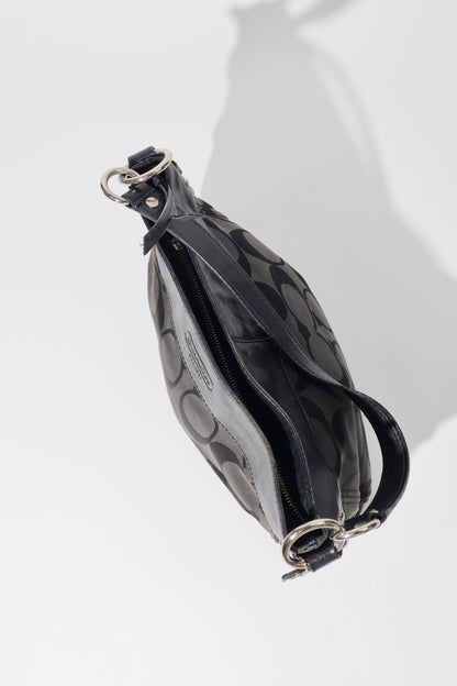 Vintage Coach Zoe Signature Canvas Tote Bag in Black - F14708