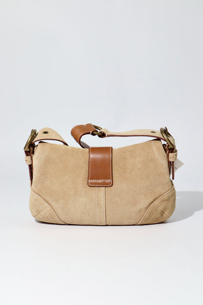 Coach Vintage 2005 Y2K Suede Soho Belt Shoulder Bag (9692)