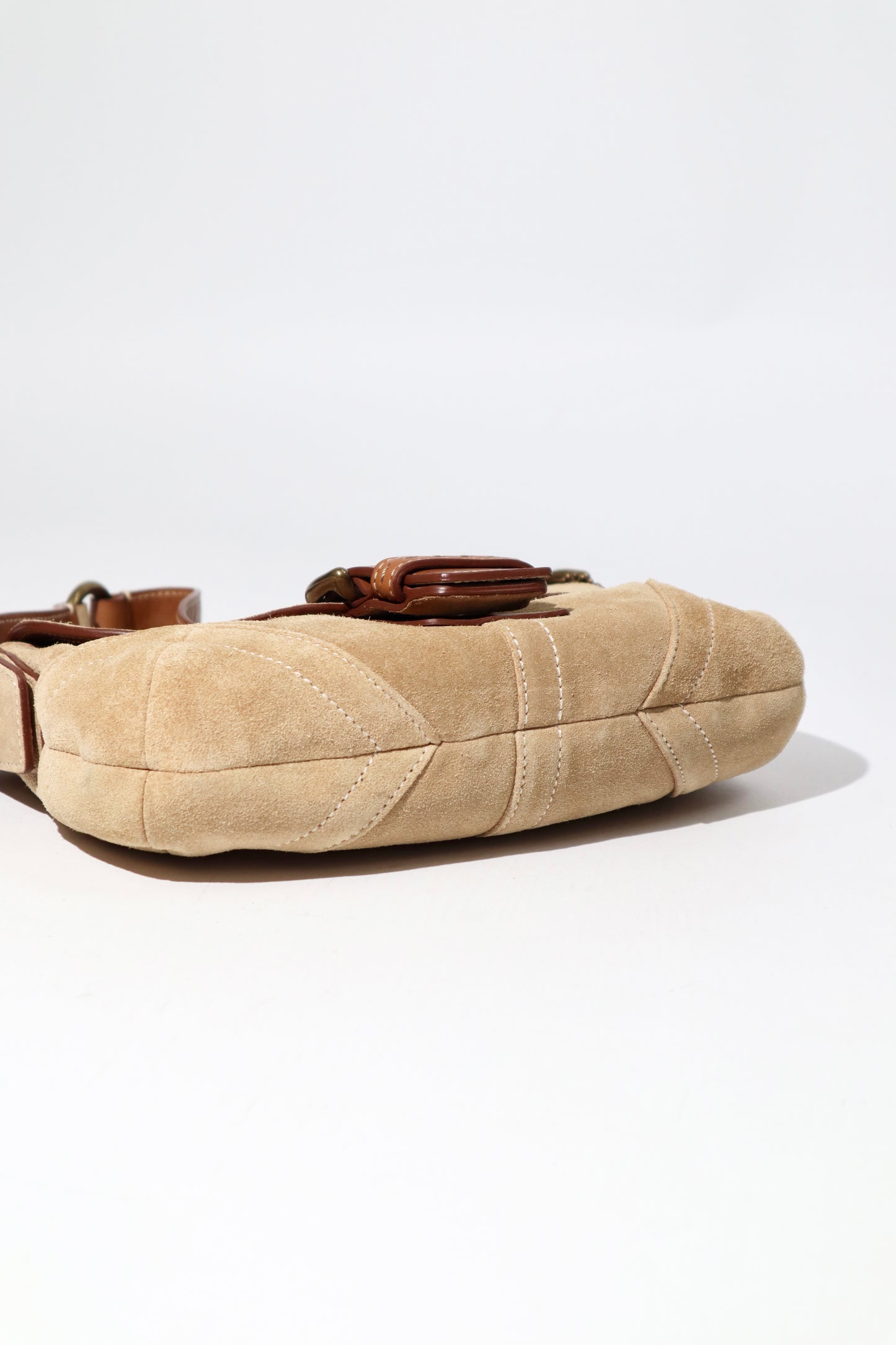 Coach Vintage 2005 Y2K Suede Soho Belt Shoulder Bag (9692)