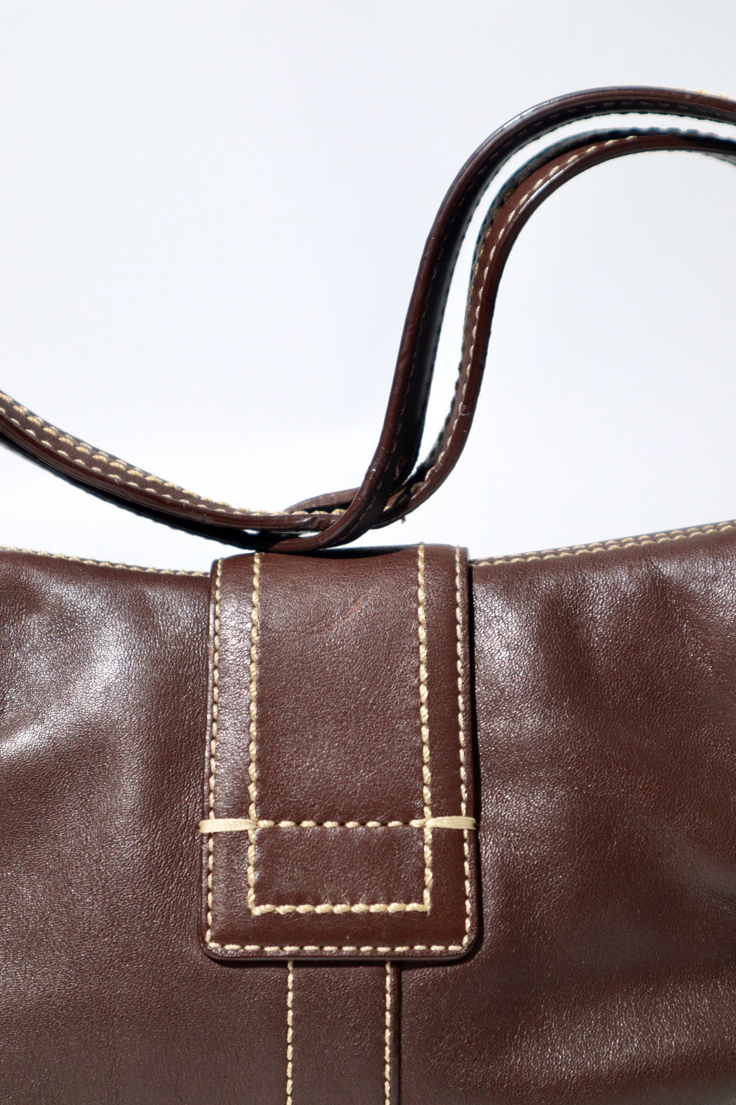 Coach Vintage 2006 Y2K Leather Soho Belt Shoulder Bag in Chocolate Brown (10577)