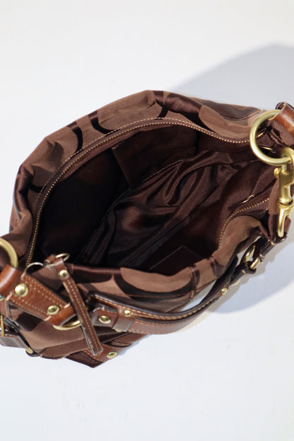 Coach Signature Mini Carly Bag in Chocolate Brown - 10619
