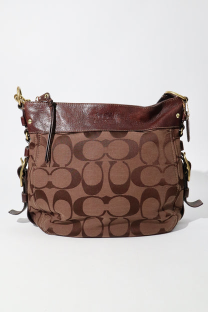 Vintage Coach Shoulder Bag in Chocolate Brown - 12674 (Large)