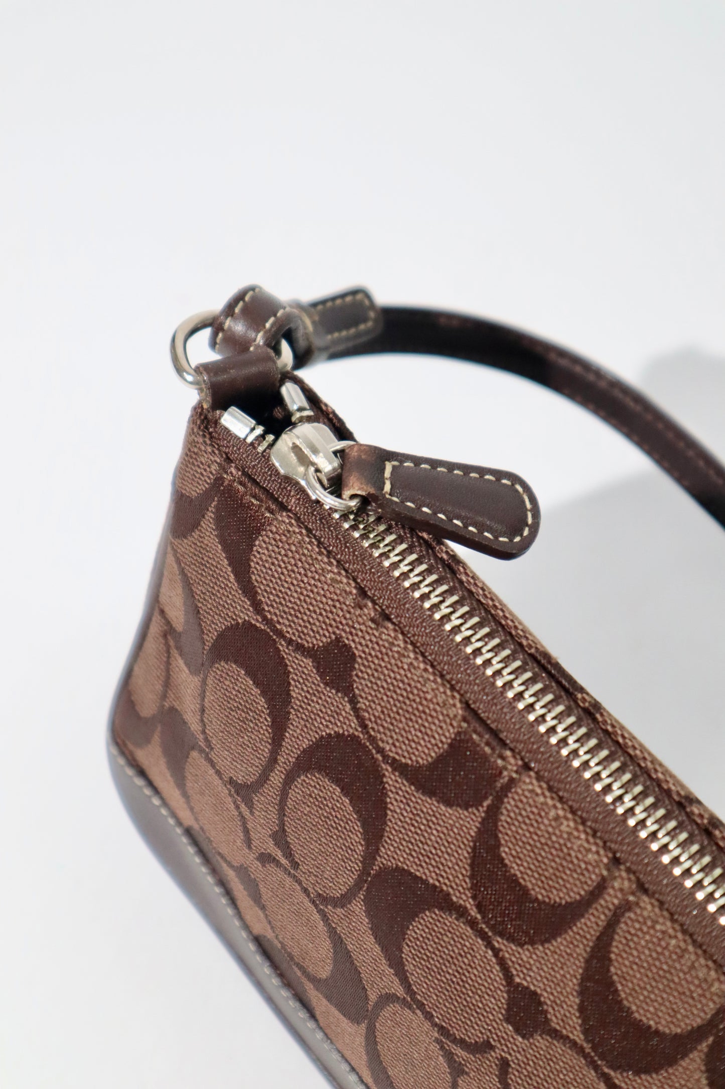 Coach 2005 Vintage Chocolate Brown Nolita Pouch - 6094