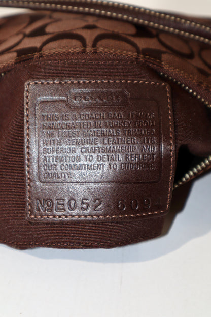 Coach 2005 Vintage Chocolate Brown Nolita Pouch - 6094