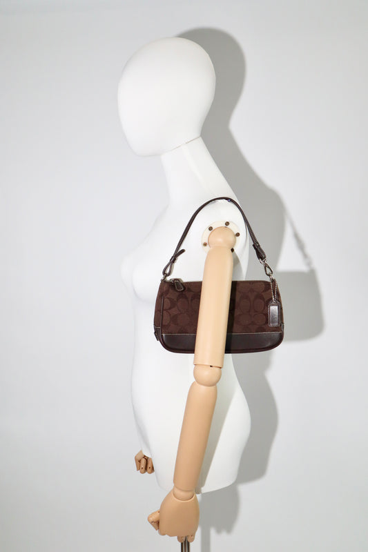 Coach 2005 Vintage Chocolate Brown Nolita Pouch - 6094