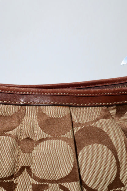 Vintage Coach 12227 Ergo Shoulder Bag with Dark Brown Trim (Rare Find)