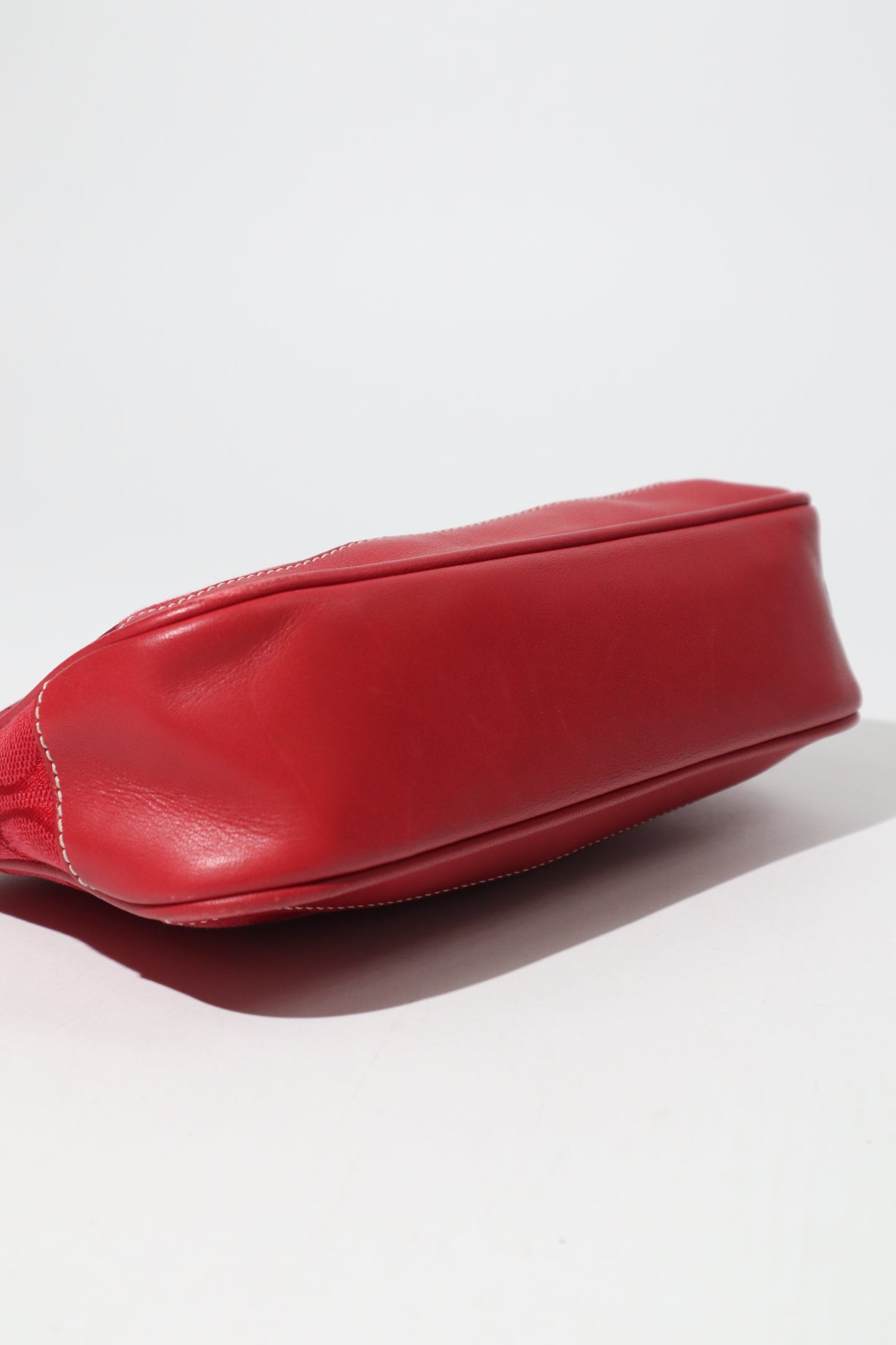 Coach Vintage 2005 Y2K Canvas Mini Pouch in Red 6094 (Rare Find)