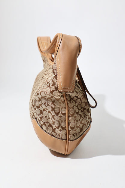 Coach Signature Ergo Hobo in Brown with Front Pocket (10772)