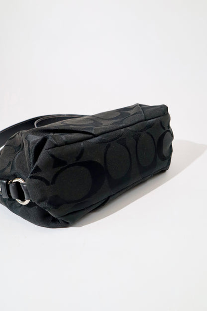 Coach Signature Canvas Crossbody Bag in Black