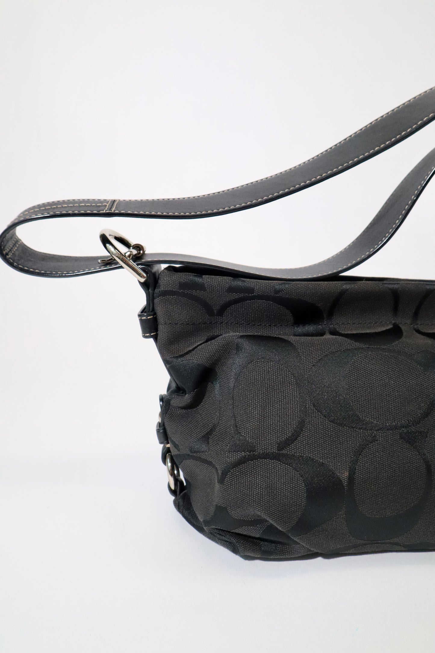 Coach Signature Canvas Crossbody Bag in Black