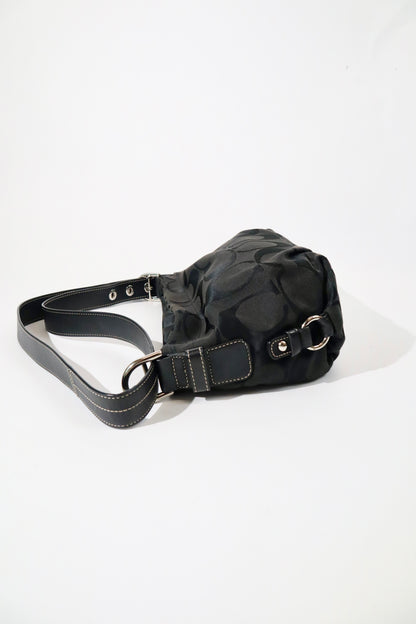 Coach Signature Canvas Crossbody Bag in Black