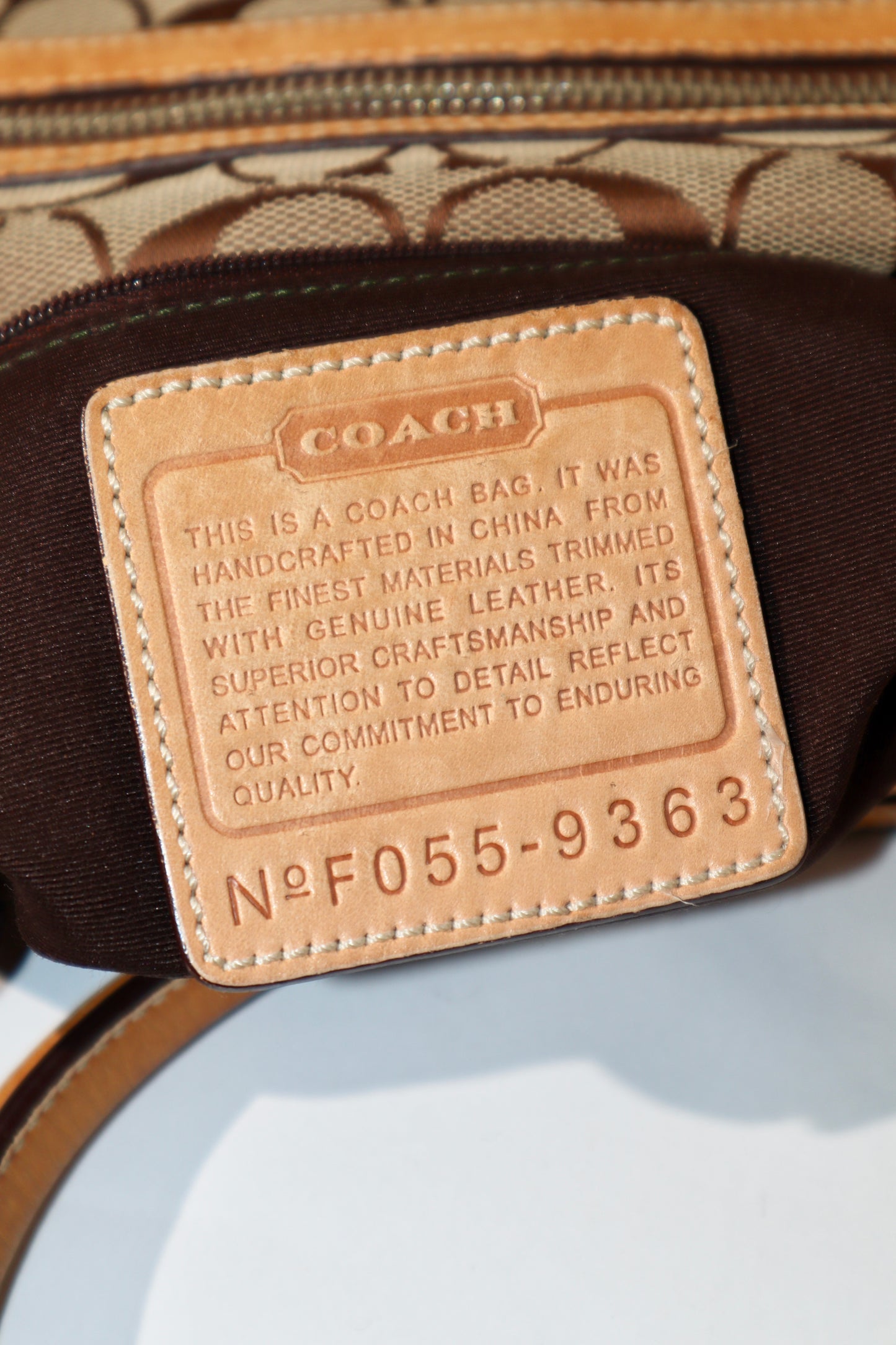 Coach Y2K East West Demi Shoulder Bag in Signature Khaki Canvas - 9363