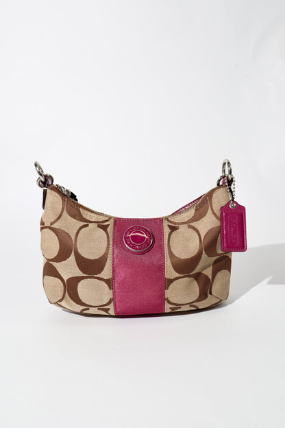 Coach 2 Way Bag in Purple (style F19213)