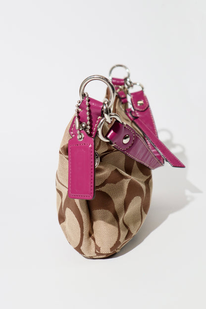Coach 2 Way Bag in Purple (style F19213)