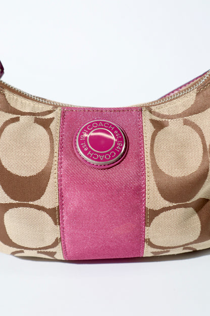 Coach 2 Way Bag in Purple (style F19213)