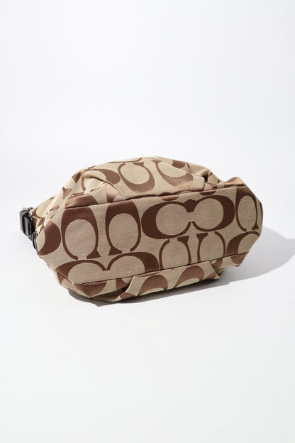 Coach Signature Canvas Large Crossbody Bag in Brown (F15067)
