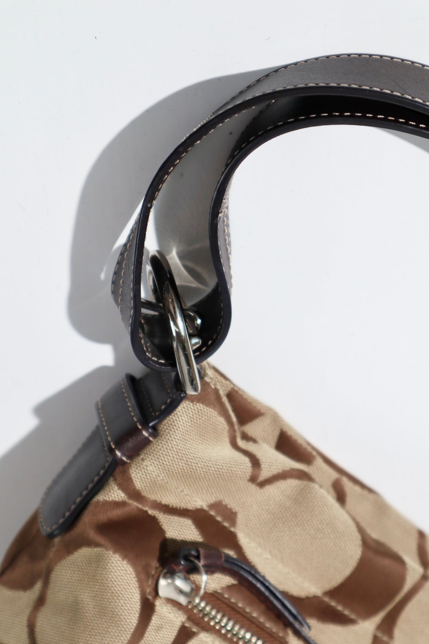 Coach Signature Canvas Large Crossbody Bag in Brown (F15067)