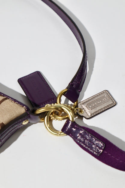 Coach 2 Way Bag in Purple (style F23544)