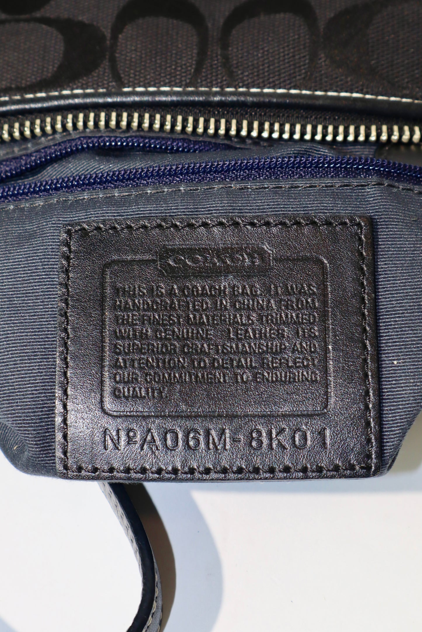 Coach Vintage 2004 Baguette Shoulder Bag in Black - 8K01