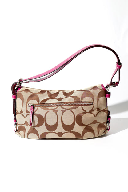 Coach Signature Canvas Crossbody with Turnlock - F15171