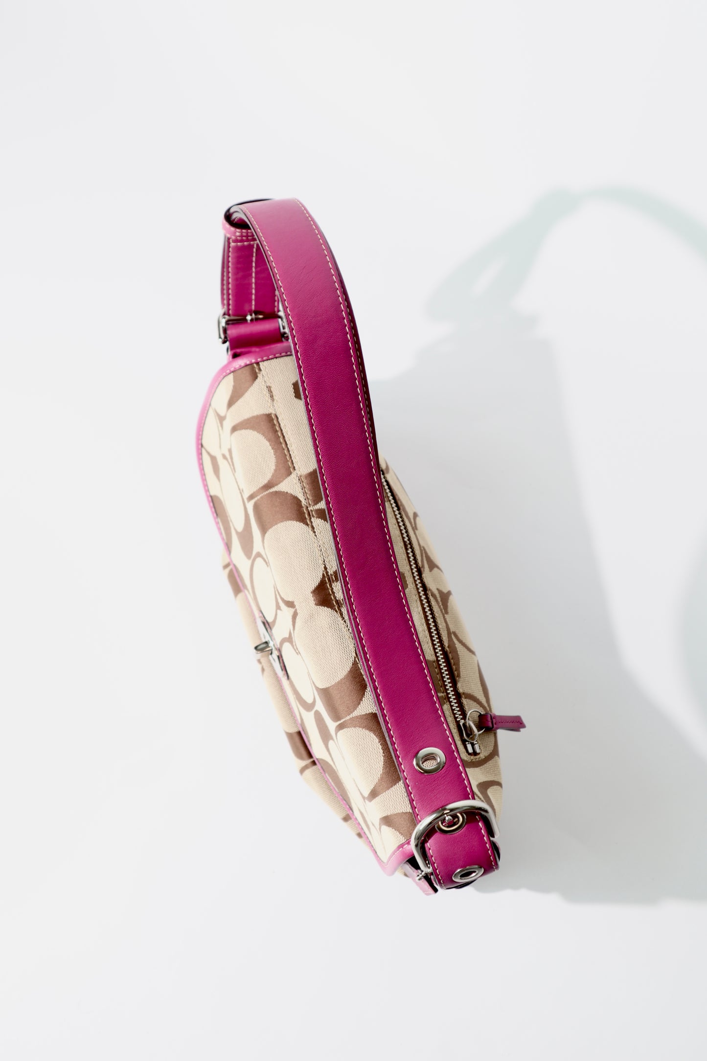 Coach Signature Canvas Crossbody with Turnlock - F15171
