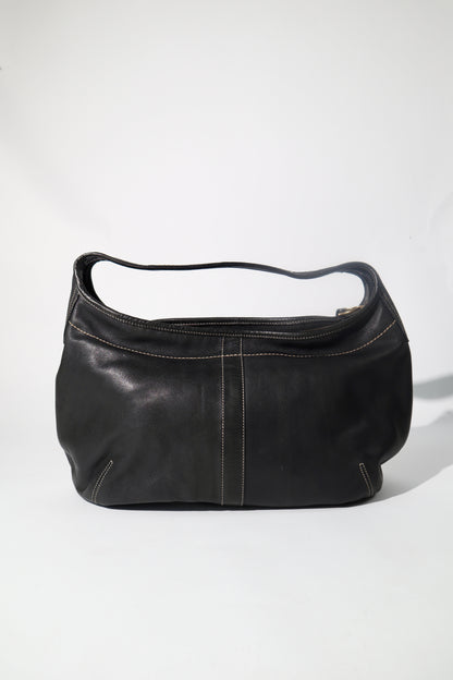 Coach Signature Large Ergo in with Turn-Lock in Black leather - 10741