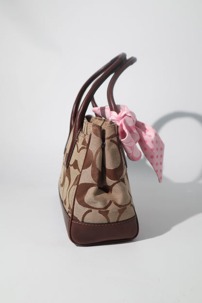 Coach Madeline Mini Tote in Brown with Gold-tone Turn-lock - 11557