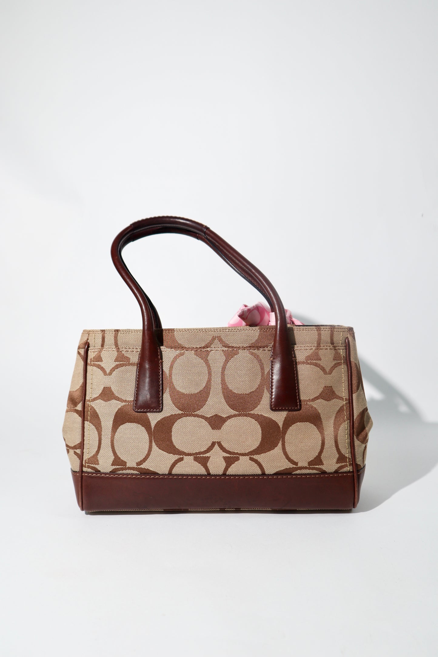 Coach Madeline Mini Tote in Brown with Gold-tone Turn-lock - 11557