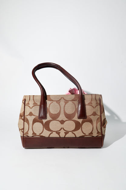 Coach Madeline Mini Tote in Brown with Gold-tone Turn-lock - 11557