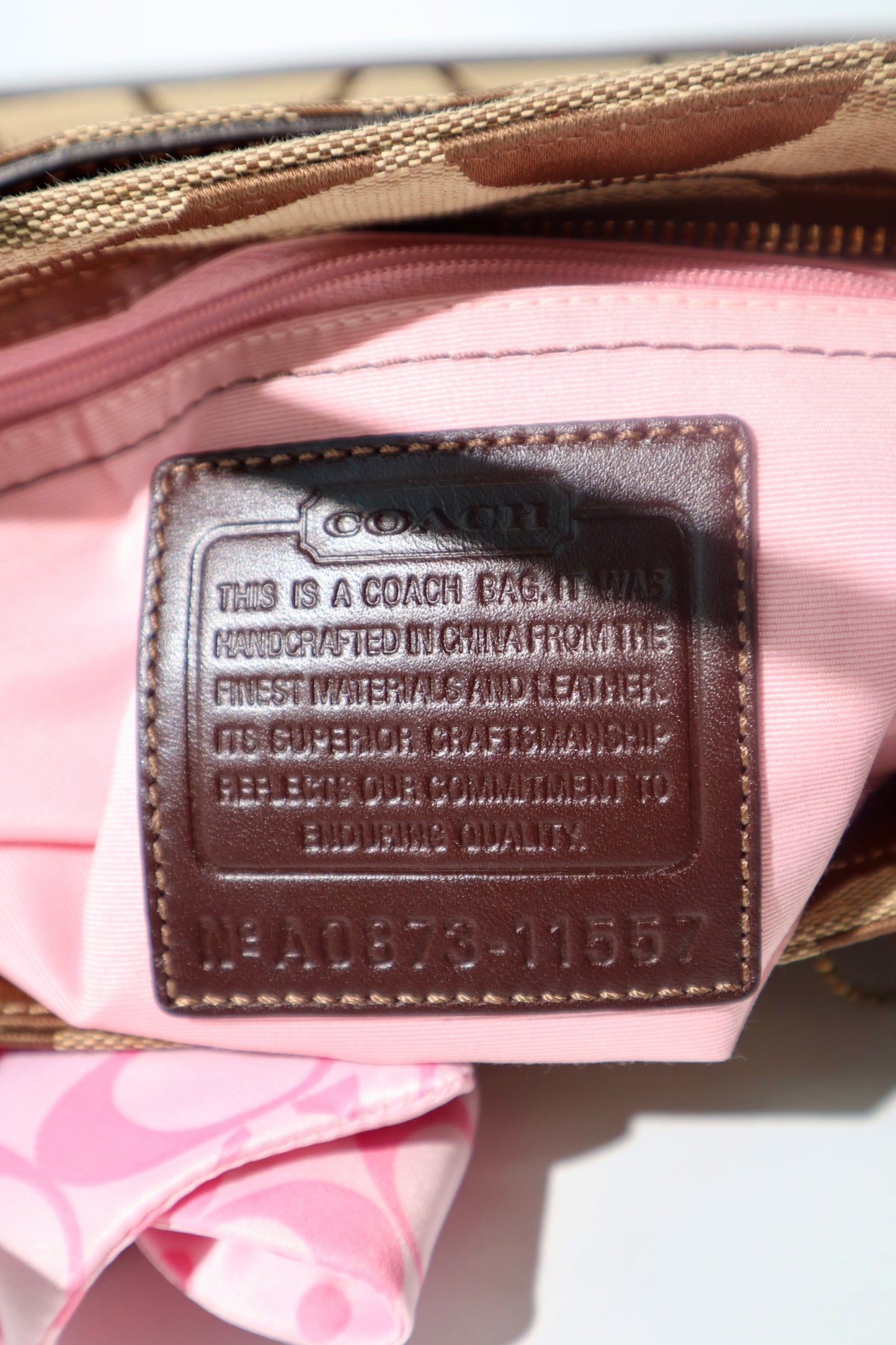 Coach Madeline Mini Tote in Brown with Gold-tone Turn-lock - 11557