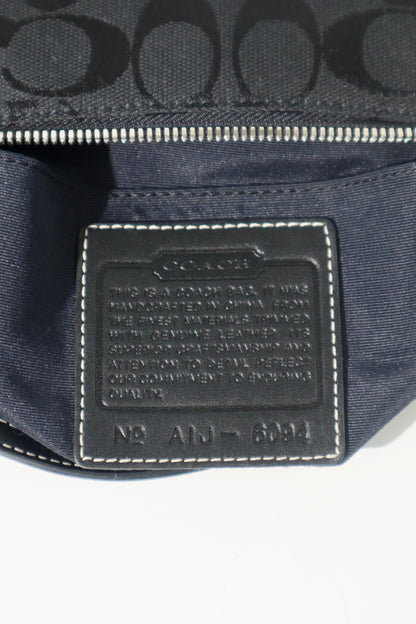 Coach 2001 Vintage Signature Nolita Pouch in Black - 6094