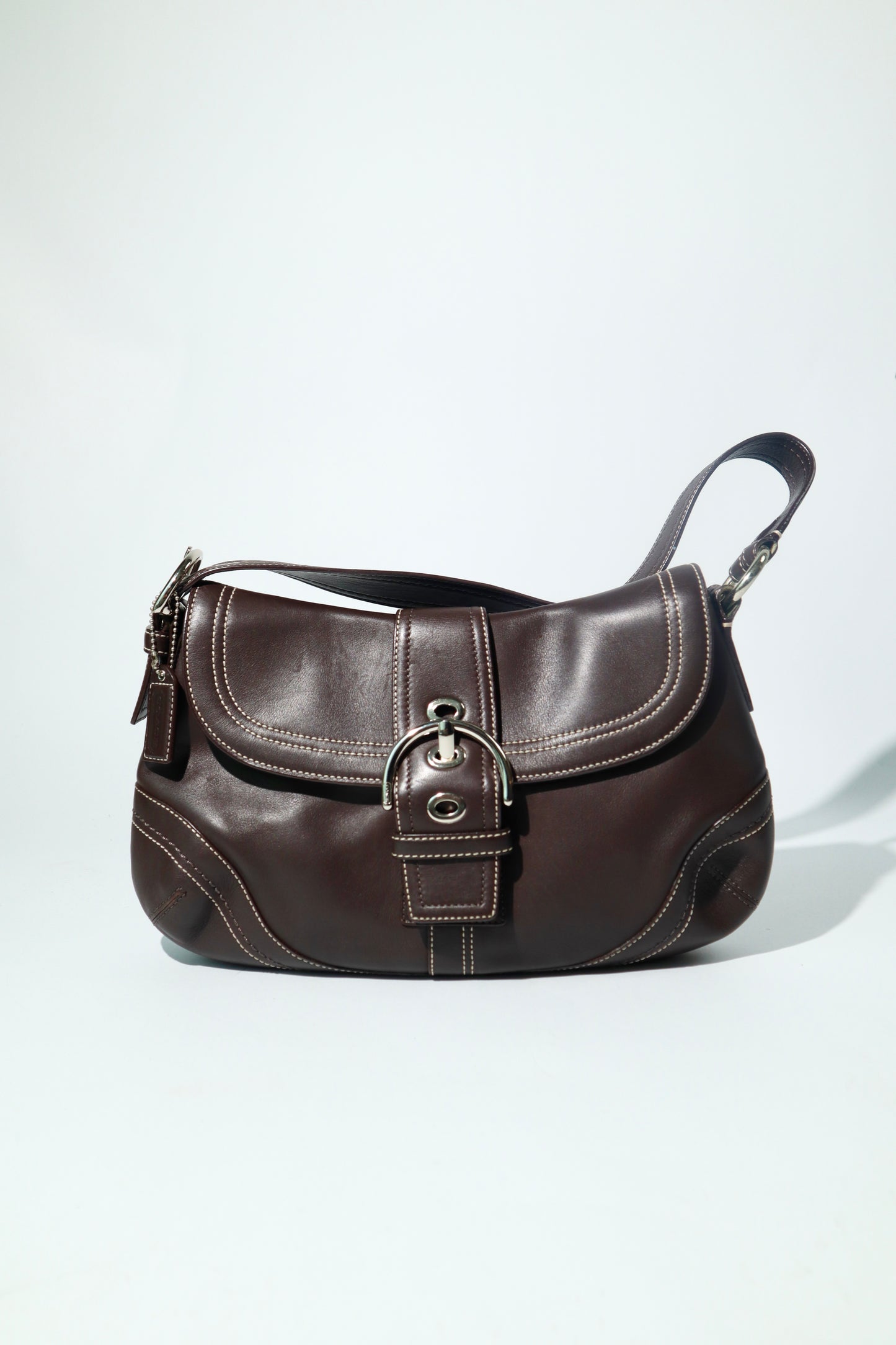 Coach Vintage 2007 Large Soho Shoulder Bag in Chocolate Brown (F10910)