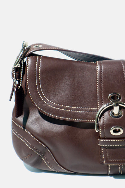 Coach Vintage 2007 Large Soho Shoulder Bag in Chocolate Brown (F10910)