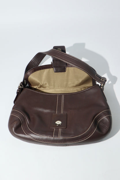 Coach Vintage 2007 Large Soho Shoulder Bag in Chocolate Brown (F10910)