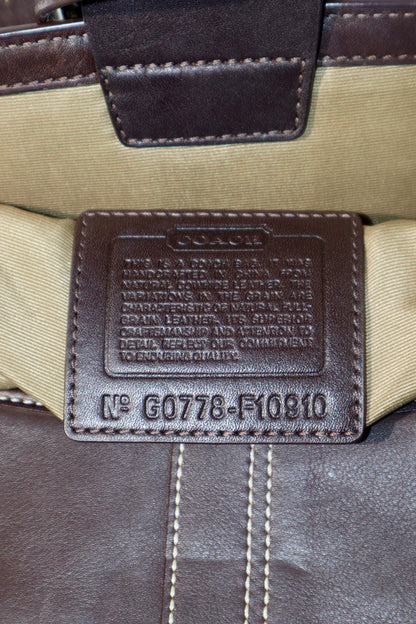 Coach Vintage 2007 Large Soho Shoulder Bag in Chocolate Brown (F10910)