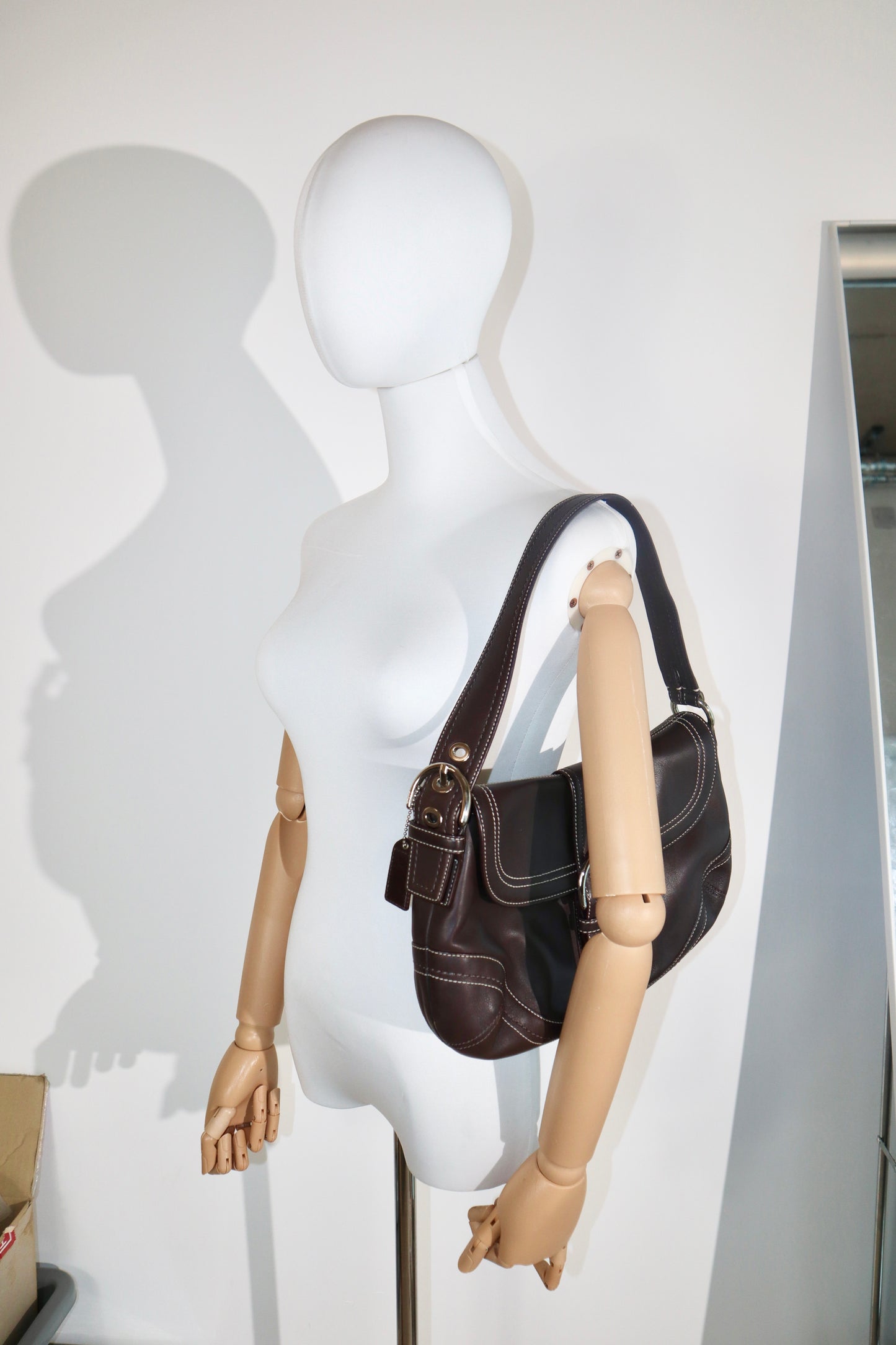 Coach Vintage 2007 Large Soho Shoulder Bag in Chocolate Brown (F10910)