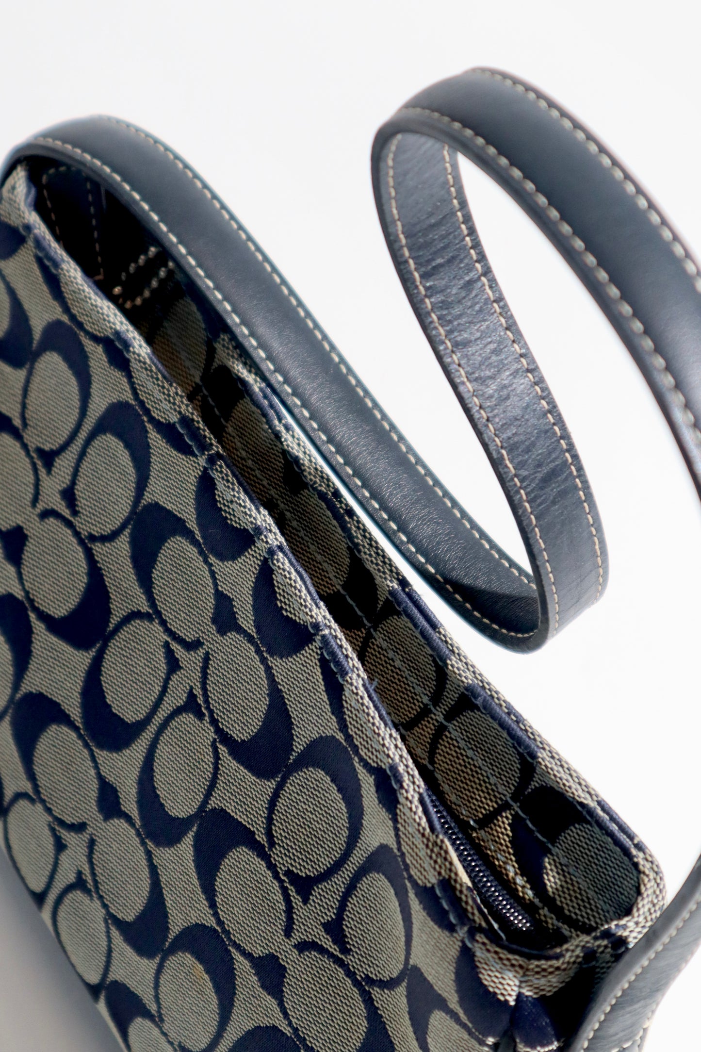 Coach Vintage 2001 Square Pouch in Navy - 6023