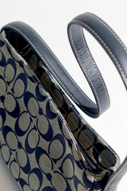 Coach Vintage 2001 Square Pouch in Navy - 6023