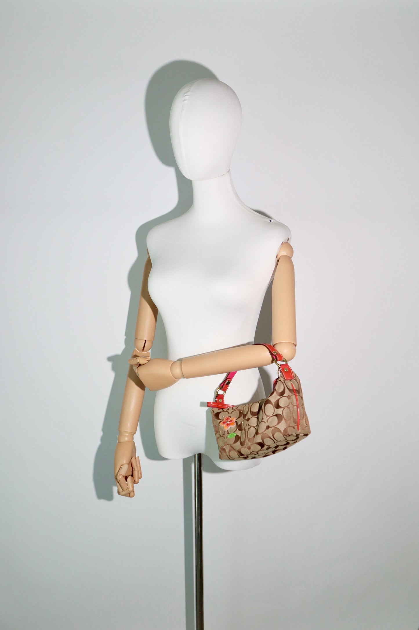 Coach Mini Flower Pochette in Red - 41103