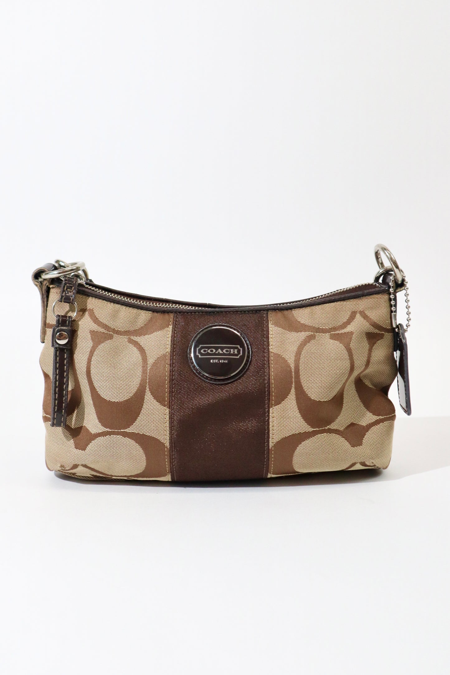 Coach 2 Way Bag in Brown (style F17439)
