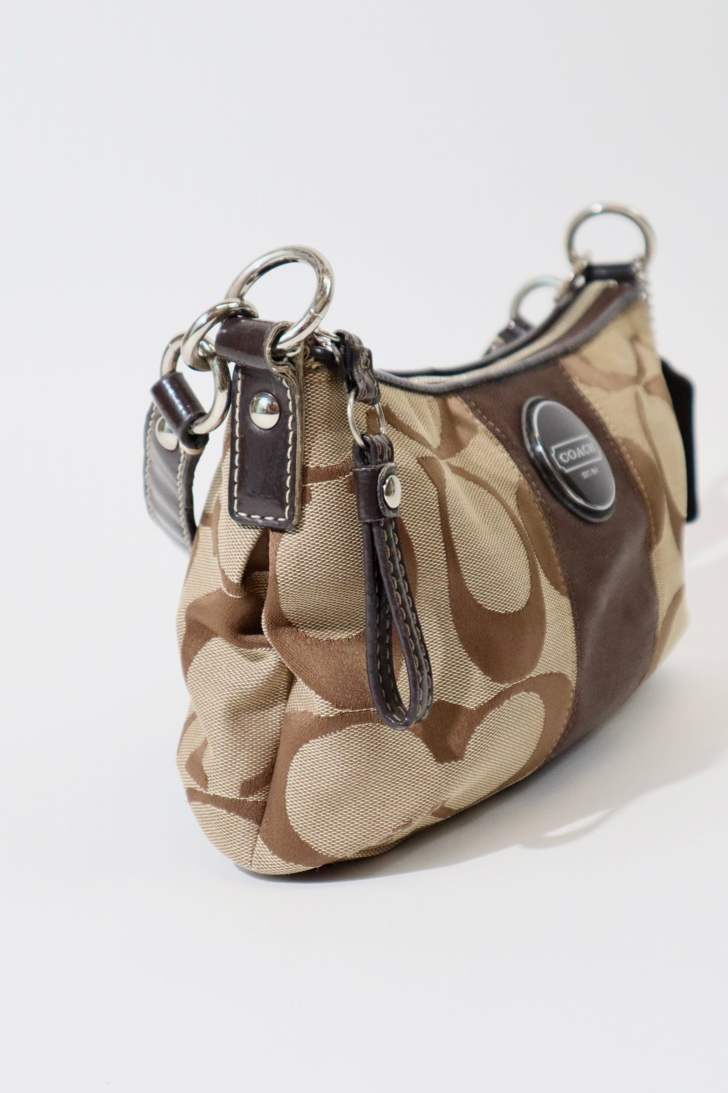 Coach 2 Way Bag in Brown (style F17439)