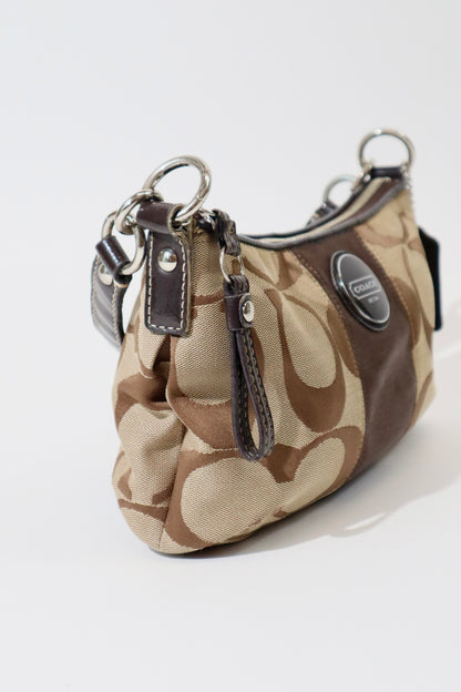 Coach 2 Way Bag in Brown (style F17439)